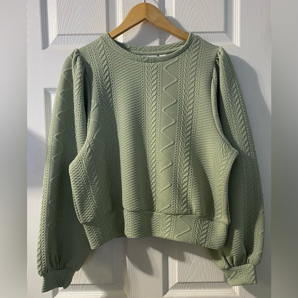 ONLY Women’s Mint Green Sweater Size Medium